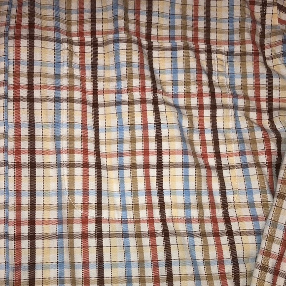 Izod plaid button down shirt Large - Picture 3 of 5